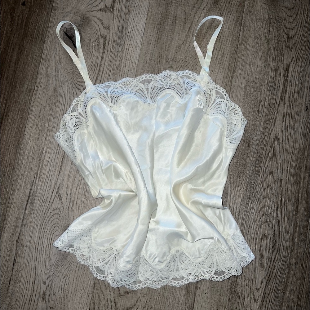 Elegant White Lace Camisole